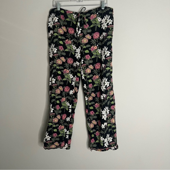 Mahogany VALERIE Pyjama Set Multicolor Floral Two Piece Top Bottom Set Size L - Picture 2 of 10